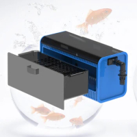 SUNSUN wall-mounted aquarium filter box, small fish tank filter, upper filter drawer type drip box can be connected in series