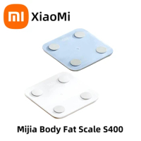 Xiaomi Body Fat Scale S400 Bluetooth 5.0 Weight Scale Smart Home Body Composition 150KG BMR Test Hea