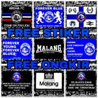Bendera Murah Arema FC Variasi 4 Tali Pojok - Arema FC Aremania Curva Sud Arema Malang Ultras Casual