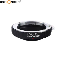 K&amp;F CONCEPT Camera Lens Adapter Ring For Leica M Screw M9 Mount Lens To for Fujifilm X Mount Camera Body Fuji X-Pro1 X-M1 X-E1