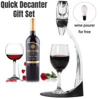 Professional Magic Filter Stand Quick Air Aerator Dispenser, Red Wine Decanter, Pourer for Home, Dining, Bar, Essential Set, New