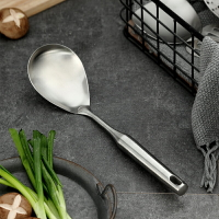 家用廚房飯勺304不銹鋼分餐勺大湯勺電飯煲米飯勺子飯鏟