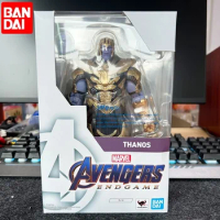 New Genuine Bandai Shf Avengers Alliance 4 Thanos Armor 6-inch Action Figure Collection Model Ornament
