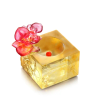 【琉璃工房 LIULI】映映好花處處紅 蝴蝶蘭 入厝禮(轉任/榮昇/送禮/結婚/退休)