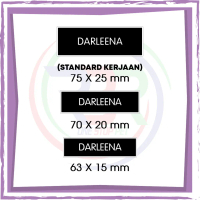 Stationery  Name Tag MAGNET, Name Tag PIN Untuk Tag Nama Sekolah Cikgu, Nama Tag Kakitangan Kerajaan