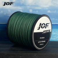 สายเบ็ดถักเปีย JOF X4 อัพเกรด แข็งแรงมาก 4 เส้น มัลติไฟเบอร์ PE สาย มีให้เลือก 300M, 500M และ 1000M 