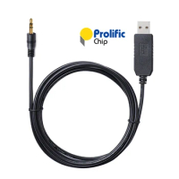 FreeSAT V8 Super Satellite Receiver Freesat IPTV Decoder Prolific USB RS232 to 3.5mm Gold Connector Update Upgrade Flash Cable