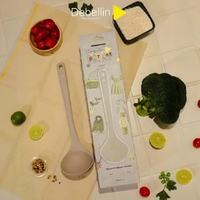 Debellin SPATULA LADLE Sat Set Sendok Sayur Premium Full Platinum Silicone Tahan Panas Food Grade