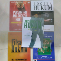 paket 5 buku pembuatan malanggar hukum logika hukum Argumentasi hukum filsafat hukum hukum dan logik