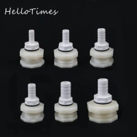 1 Set ABS 1/2" 3/4" to 8 10 12 16mm Fish Tank Joints Aquarium Outlet Bucket Connector Drain Fittings Water Tank Adapter