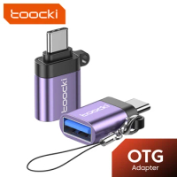 Toocki USB 3.0 To Type C OTG Adapter Micro USB Male To Type C Female Converter USB-C OTG Connector For Macbook Samsung Xiaomi
