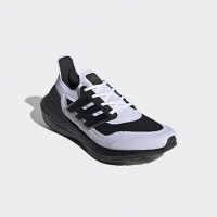 adidas 慢跑鞋 男鞋 運動鞋 襪套 緩震 ULTRABOOST 21 白黑 S23708