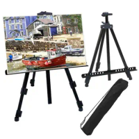 Art Painting Display Easel Stand Foldable Metal Tripod Easel Widened Bracket Painting Canvas Easel With Bag School Supplies