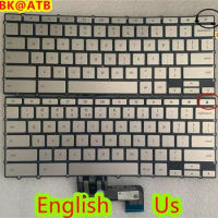 English/French Laptop Keyboard For Asus Chromebook Flip C434TA C425 C433TA C425TA With backlight