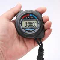 20pcs New Stopwatch Timer Countdown Sports Fitness Coach Referee Swimming Waterproof