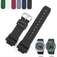 Watch Band For Casio G-Shock GM-2100 GM-S2100 GA-2100 GM-5600/GA5600 silicone watch strap men's sports waterproof Bracelet