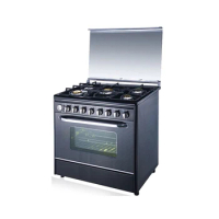 Factory supply 5 burners gas cooker with oven multifunction oven with gas cooker 36 inch cooking range with oven