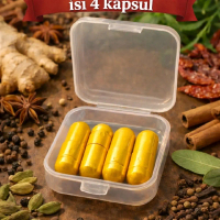 Ramuan China Alami Natural Madu Bubuk Kemasan Kapsul Isi 4 Kualitas