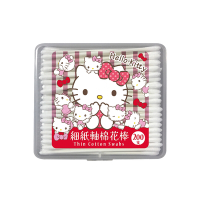 Hello Kitty 細紙軸棉花棒 200 支 (盒裝) X 12 盒