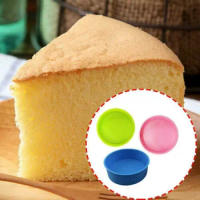 4/6/8 Inch Silicone Round Cake Pan Non-stick Baking Mould Bakeware Tray JAN88