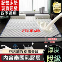 客製尺寸  單人床墊  雙人乳膠床墊 記憶床墊單雙人床墊 家用加厚宿舍學生單人榻榻米墊子海綿墊褥子 定制尺寸