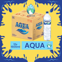 (INSTANT) AQUA Dus 1500ml Isi 12 Pcs Per Karton - READY 1,5 LITER , 600ML, 330 ML Air Minum MINERAL 