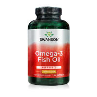 【Swanson 斯旺森】檸檬風味OMEGA-3 魚油膠囊3瓶組(150顆*3瓶)