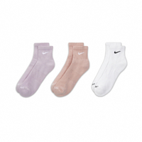 Nike Nike 襪子 Everyday 男女款 粉 紫 白 短襪 厚底 三雙入 三色 SX6890-990