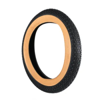 20x4.0 Fat Tire Bicycle Tire Snow Bike Half Bald Bike Fat 20 Inch Black Brown Tire Cycling Road Beach Electric Bicycle Parts