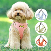 Dog Leash Vest-type Small Dog Than Bear Breathable Chest Strap Teddy Puppy Dog Walking Rope Chain Supplies