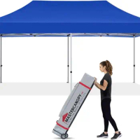 Canopy Tent Commercial Grade 10x20 Instant Shelter (Blue)