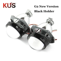 3.0 inch car Bi xenon H1 hid Projector lens G2 New Version full metal black holder H1 H4 H7 hid xenon kit car headlight Modify