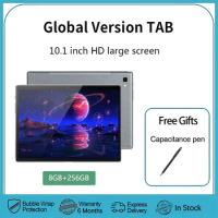 New 10.1 Inch Global Version Tablets 1920x1200 Display Octa Core 8GB RAM 256GB ROM Dual 4G LTE WiFi Tablet Pc