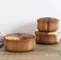 甜品碗 復古風相思木帶蓋果盤實木家用果脯收納木盒盤子干果盒木質沙拉碗