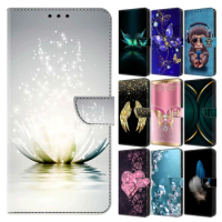 Flip Leather Case For iPhone 6 7 8 X XR XS 11 Plus Pro max 3D Fashion Painted Pattern Wallet Phone Cover SE 2020 22 Funda