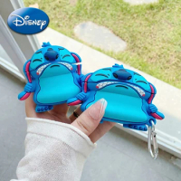 Disney Stitch Apple Earphone Cover for Airpods 1 and 2 3 Pro Cute Anime Figure Soft Shell Wireless Bluetooth Headphone Case Gift