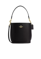 Coach City Bucket Bag In Pebble Leather Black CT801