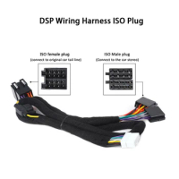 Car DSP Amplifier ISO PLUG Special-Tail Line Socket Plug And Play Cable for Universal VW Opel Wiring Connecto Ddapter
