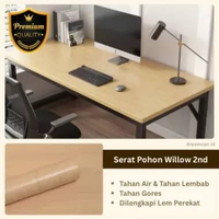 Stiker Kayu PVC Sheet Sticker Pelapis Furniture 1,2M X 10M Wall Sticker Motif Taco Sheet Serat Pohon