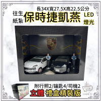 【ChenPiv辰嚭】往生紙紮 紙紮車 保時捷 凱燕 燈光 司機 行照(金紙 殯儀館 滿七 火化 法會 塔位)