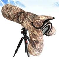 Roadfisher Warm Outdoor Winter Down Feather Camera Lens Cover Coat Bird Watch Shoot For Canon Nikon Sony 800/600/500/400/300mm
