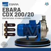 Pompa Centrifugal CDX Ebara 1 / 3 Phase 1,5 kW | Model CDX 200/20 1 Phase