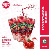 Rock Popping Boba Drink | Pack of 4 x 320ml | Minuman Boba Meletup Malaysia | Infused with Real Juic