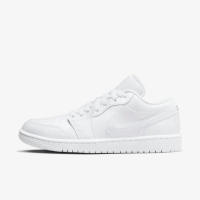 【NIKE 耐吉】Wmns Air Jordan 1 Low 女 運動休閒鞋 低筒 舒適 AJ1 全白(DV0990-111)