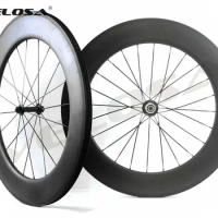 Hot Sale,Road bike carbon wheel,88mm clincher/tubular,700C x 23 road bike carbon wheelset free shipping