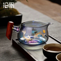 Magic glass, fair cup, wood, high-grade Teapot Set, tea maker, filter, public cup, thickened, heat-resistant tea sea