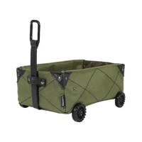 Snake Storage Box Small Rolling Storage Cart Folding Cart With Wheels Foldable Trolley For Camping And More Trolley Shape