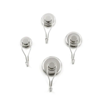 U-JOVAN 1pcs Swivel Magnetic Hooks Powerful Heavy Duty Neodymium Magnet Refrigerator Surfaces For Ho