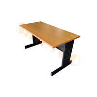 【鑫蘭家具】HU辦公桌 木紋桌黑色腳 W120*D70cm 主管桌 書桌 工作桌 閱讀桌 電腦桌