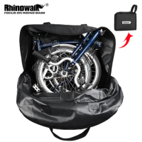 Rhinowalk Folding Bike Bag 14-20 Inch Folding Bicycle Carrying Bag Portable Storage Bag For Brompton 3Sixty Bike Accessories